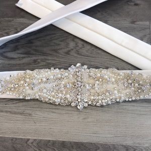 Accessories - Bridal Belt/Sash in Ivory Accessories - Bridal Belt/Sash in Ivory